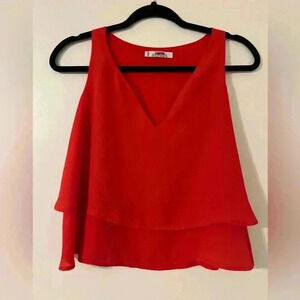 Vibrant red tank size XXS (S127)